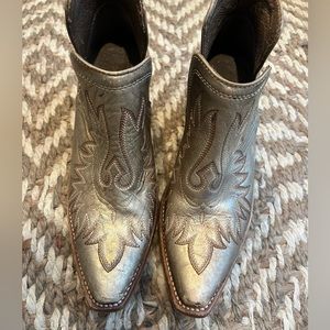Ariat. Gold Dixon bootie.